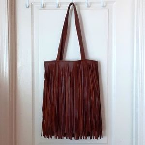 Fun fringe boho bag NWT